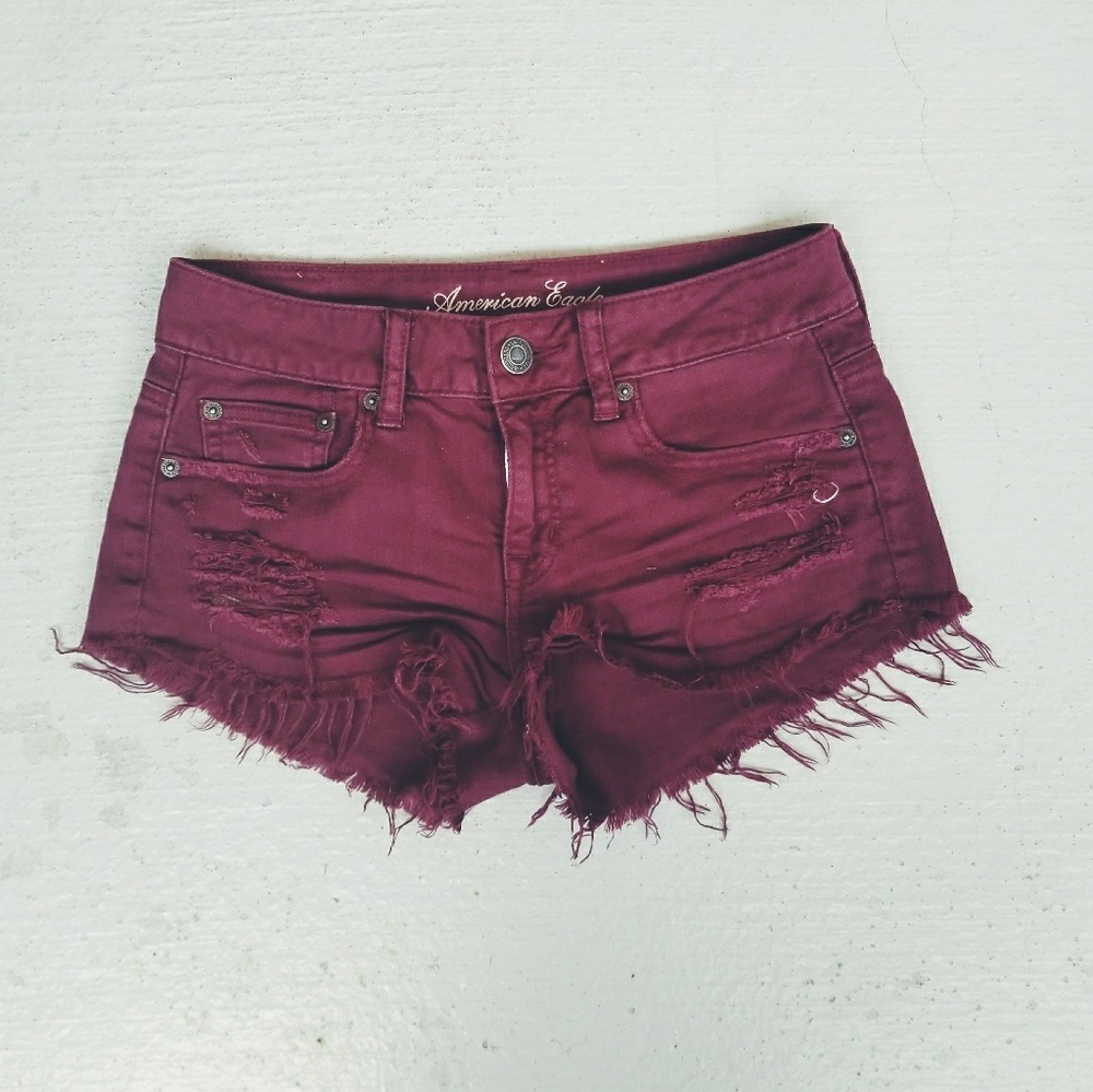 American Eagle Cut Off Distressed Shorts